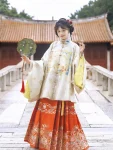 ราชวงศ์หมิงHanfu Mamian Qunชุด-1