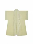 Song Dynasty Hanfu Green Embroidered Outer Top with Qiyao Qun-1