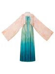 Nhà Đường Hanfu Xanh Qixiong Ruqun-1