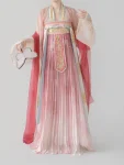 Set Hanfu Qixiong Bersulam Musim Bunga Musim Panas Dinasti Tang-1