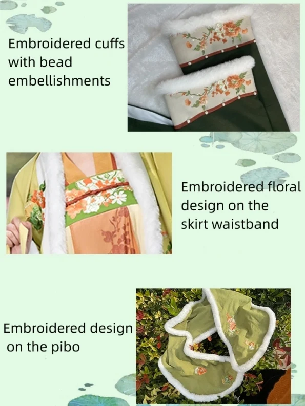 唐代冬绣七雄群套装--汉服之道：适合各种场合的传统和现代中国汉服