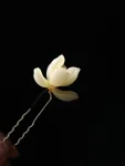 Weiße Magnolienblüten-Haarnadel im neuen chinesischen Stil-8