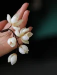 Weiße Magnolienblüten-Haarnadel im neuen chinesischen Stil-8