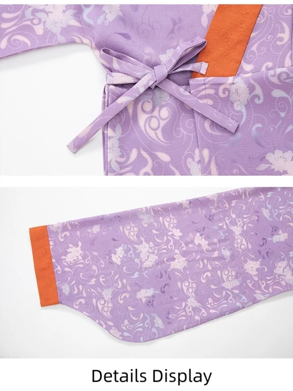 Set Hanfu Ungu Dinasti Jin dengan Skirt Jiaoyu- Cara Hanfu: Pakaian Hanfu Cina Tradisional & Moden untuk Semua Majlis