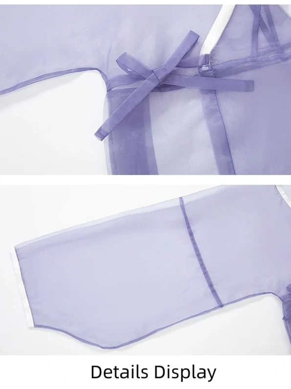 Set Hanfu Ungu Dinasti Jin dengan Skirt Jiaoyu- Cara Hanfu: Pakaian Hanfu Cina Tradisional & Moden untuk Semua Majlis