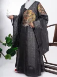 Motivo del dragón Hanfu de la dinastía Ming Daopao-1