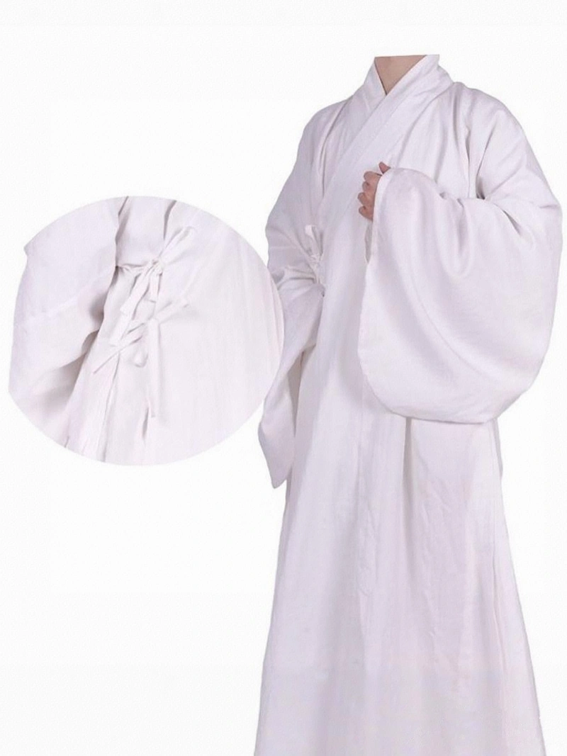 Ming Dynasty Hanfu Inner Undergarment Robe Unisex-6