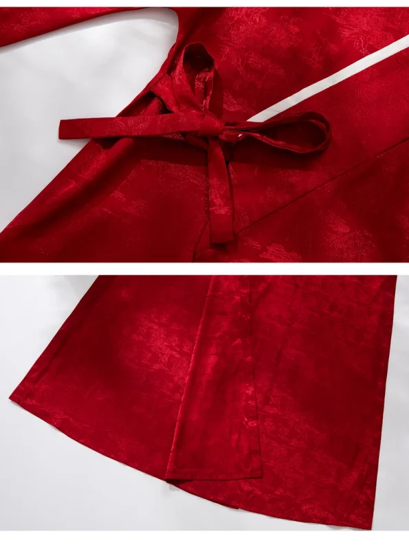 明代漢服知府袍提花布中性-漢服之道：傳統與現代漢服，適合各種場合穿著