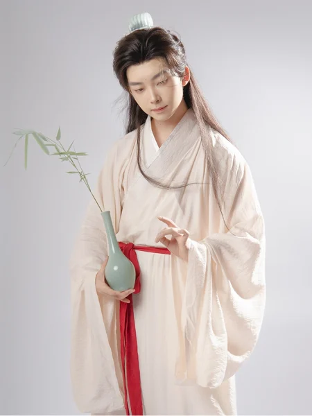 Song Dynasty Hanfu Cross Collar Inner Garment Unisex