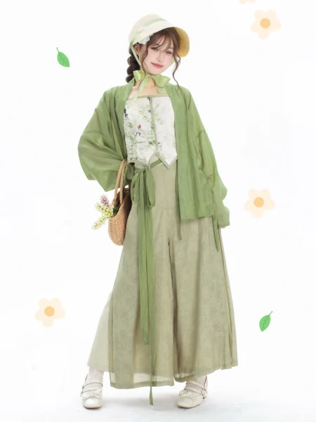 ชุดลำลองสไตล์ฮั่นฝูสมัยราชวงศ์ซ่ง