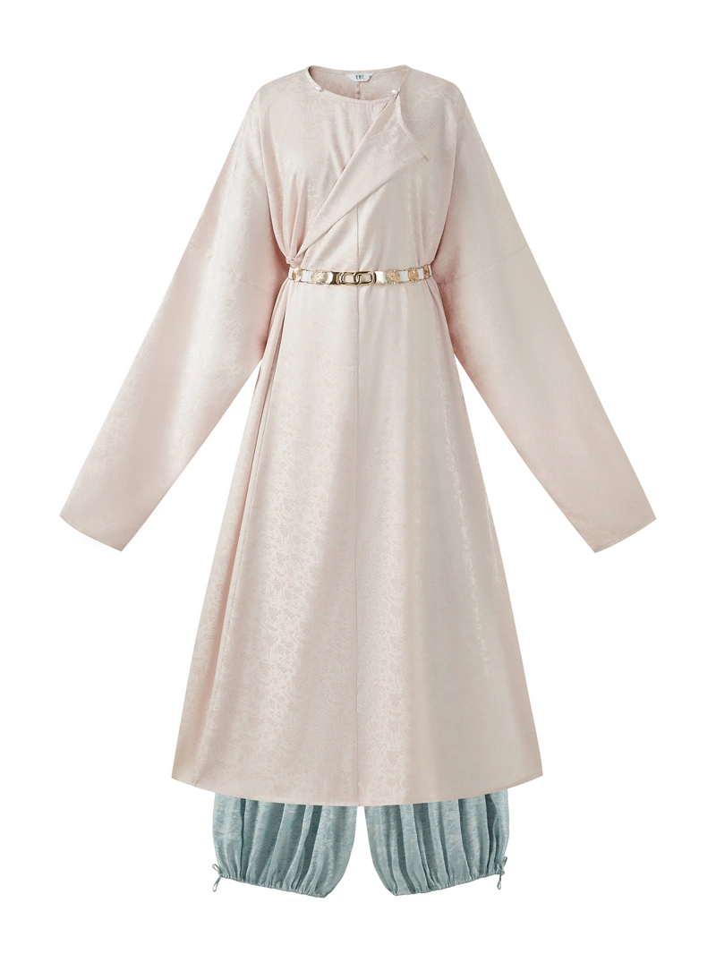 Tang Dynasty Hanfu Yuanlingpao Round Collar Robe Unisex-7