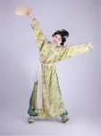 Tang Dynasty Yellow Printed Yuanlingpao Unisex-2