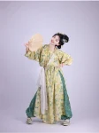 Tang Dynasty Yellow Printed Yuanlingpao Unisex-2