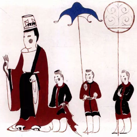 Muurschilderingen uit de Noordelijke Wei-dynastie in de Mogao-grotten, Dunhuang