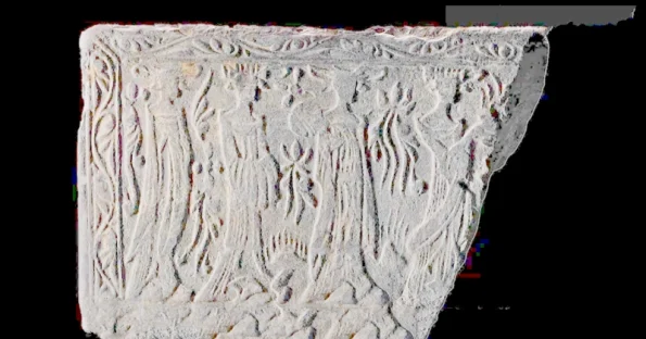 Xiāngyáng chūtǔ de Náncháo huàxiàng zhuānPictorial Brick from the Southern Dynasties Unearthed in Xiangyang