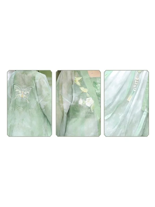Lime Green Song Dynasty Style Hanfu Dress Set 2 Lime Green Song Dynasty Style Hanfu Dress Set- Hanfu Way: Traditional & Modern Chinese Hanfu Clothing for All Occasions