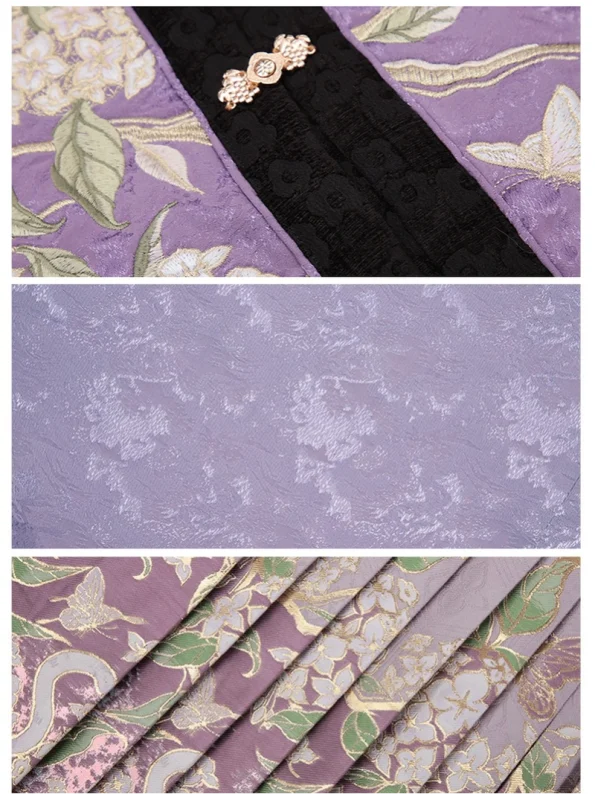 明代漢服秋冬錦マミアンスカートセット-漢服道：伝統的でモダンな中国漢服、あらゆる場面で活躍