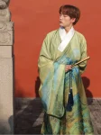 Ming-dynastian Hanfu Daopao Tuhat kilometriä jokia ja vuoria Tulosta-1