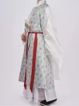 Długa kamizelka z kwadratowym kołnierzem Ming Dynasty Hanfu Unisex-1