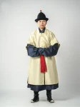 Gilet Zhaojia con colletto quadrato della dinastia Ming Hanfu-1