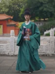Gorro Wusha Hanfu de la Dinastía Ming-1