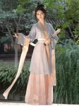 Songdynastie Hanfu Lady-geïnspireerde geborduurde set (3)