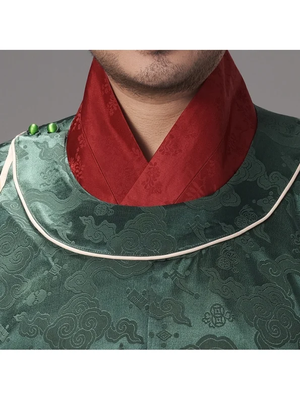 宋代男子新郎汉服官袍