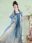 Tangdynastin Hanfu Broderad Qixiong Ruqun Set-1