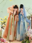 Tangdynastin Hanfu Broderad Qixiong Ruqun Set-1