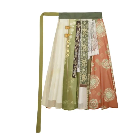 Tang Style Hanfu Beizi and Qiyao Ruqun Set – Green Tang-Inspired Outfit- Hanfu Way: Traditional & Modern Chinese Hanfu Clothing for All Occasions