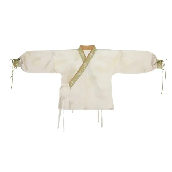 Tang Style Hanfu Beizi and Qiyao Ruqun Set – Green Tang-Inspired Outfit- Hanfu Way: Traditional & Modern Chinese Hanfu Clothing for All Occasions