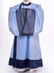Yuanlingpao blu della dinastia Ming Hanfu - Abito tradizionale da studioso-1