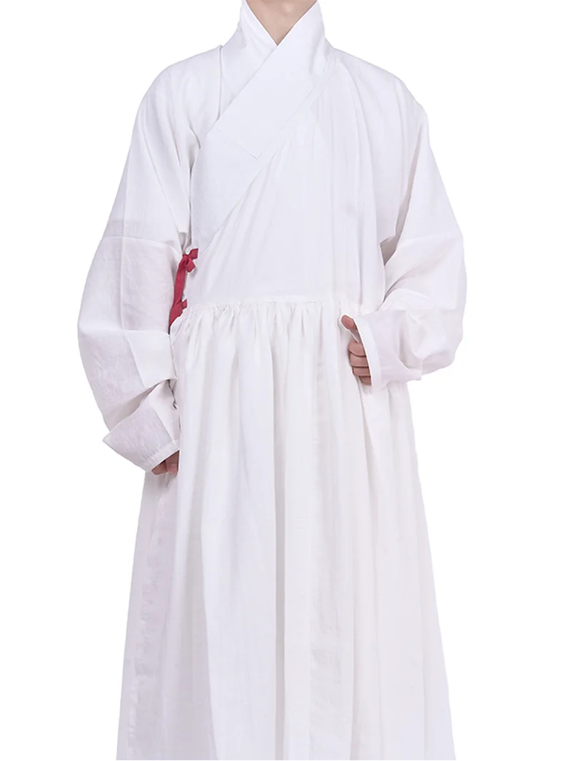 Szata wewnętrzna z kołnierzem krzyżowym Ming Dynasty Hanfu Unisex-1 Ming Dynasty Hanfu Cross-Collar Inner Robe Unisex - Hanfu Way: Tradycyjna i nowoczesna chińska odzież Hanfu na każdą okazję