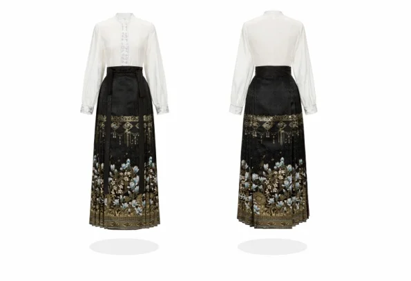 明代韓府金花錦馬面群セット