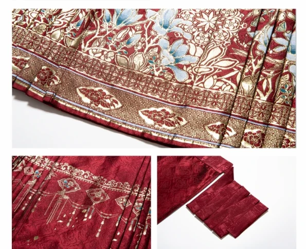 明代漢服金花錦麻綿包セット-漢服道：伝統的でモダンな中国漢服、あらゆる場面で活躍