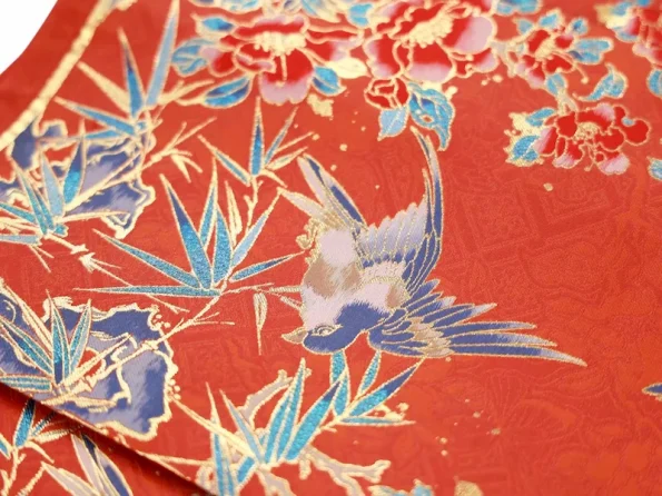 Mingdynastin Hanfu hög densitet blommig fågelbrokad Mamian Qun - Hanfu Way: Traditionella och moderna kinesiska Hanfu-kläder för alla tillfällen