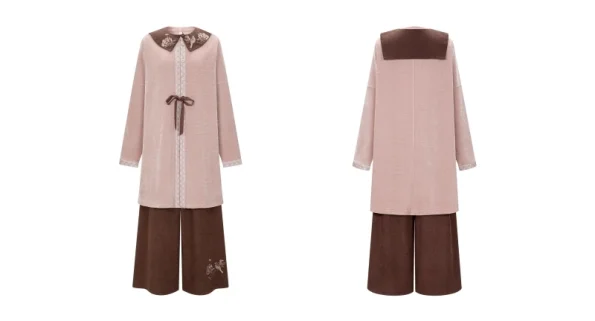 Ming Dynasty Hanfu Rose Bean Paste Autumn Set- Hanfu Way: Traditional & Modern Chinese Hanfu Clothing for All Occasions