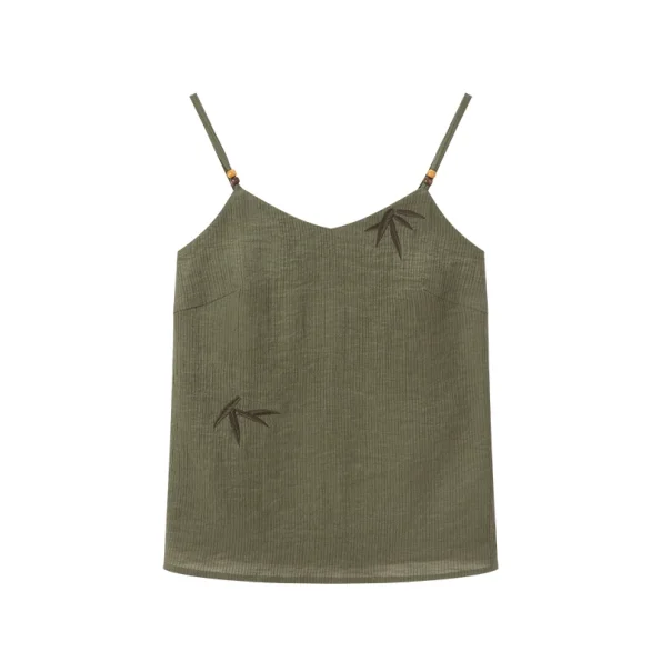 ชุดฮั่นฟูราชวงศ์ซ่ง “ไม้ไผ่เขียวและแพนด้า” – เสื้อแขนสั้น กระโปรงจีบสามชั้น เสื้อกล้าม และกระเป๋าผูกเชือก - Hanfu Way: เสื้อผ้าฮั่นฟูจีนแบบดั้งเดิมและทันสมัยสำหรับทุกโอกาส