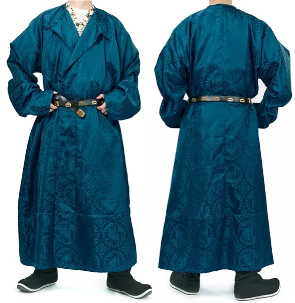 Tang Dynasty Brocade Hunting Pattern YuanlingPao Unisex- Hanfu Way: Traditional & Modern Chinese Hanfu Clothing for All Occasions