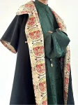 Tang Dynasty Hanfu Reversible Brocade Outer Robe Unisex-1