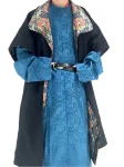 Tang Dynasty Hanfu Reversible Brocade Outer Robe Unisex-1