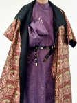Tang Dynasty Hanfu Reversible Brocade Outer Robe Unisex-1