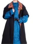 Tang Dynasty Hanfu Reversible Brocade Robe Unisex – Five Stars Pattern-5