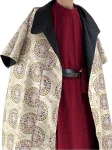 Tang Dynasty Hanfu Reversible Brocade Robe Unisex – Five Stars Pattern