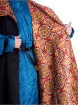 Tang Dynasty Hanfu Reversible Brocade Robe Unisex – Five Stars Pattern-5