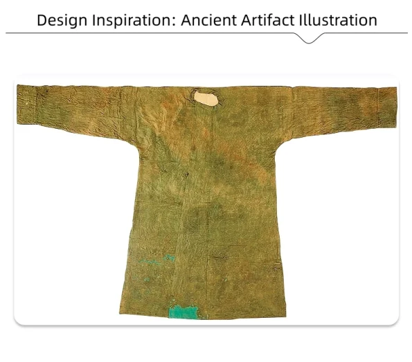 Dinastia Tang Hanfu Reversível Estampado Yuanlingpao Unissex - Estilo Hanfu: Roupas Hanfu Chinesas Tradicionais e Modernas para Todas as Ocasiões