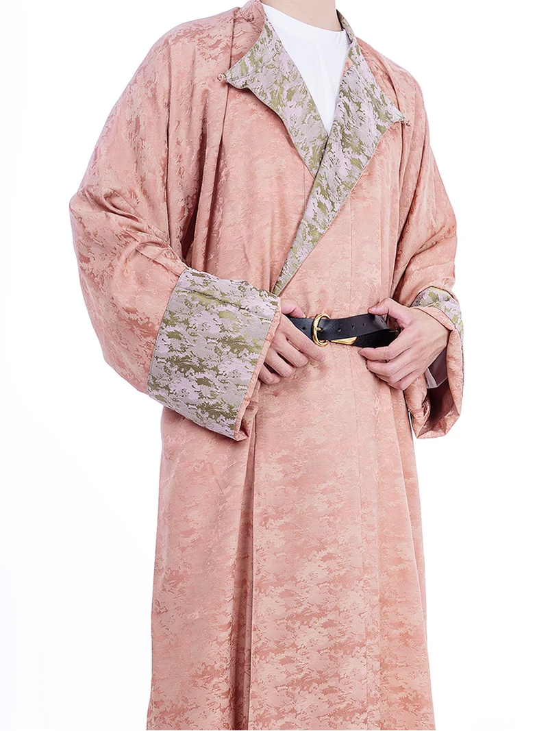 Dinastia Tang Hanfu Padrão ondulado Yuanlingpao Unisex-4