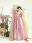 Tang Dynasty Embroidered Qixiong Ruqun Set-5